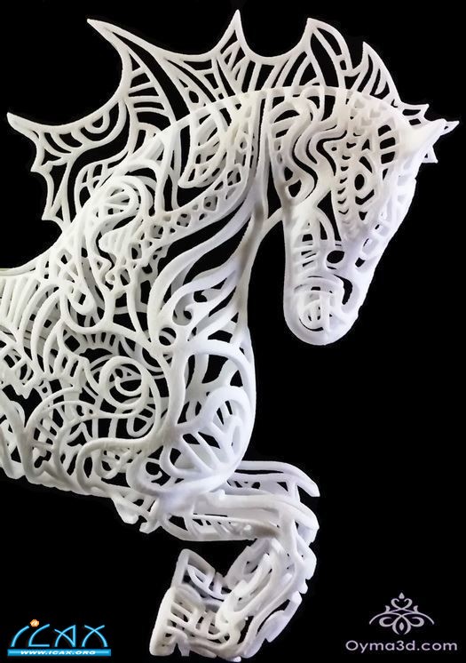 3d打印的艺术品rocinante