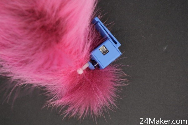 3d打印电动尾巴 化身万圣节派对里的狐狸精