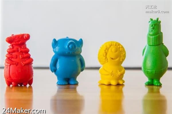 3D打印模具制作的怪兽蜡笔众筹成功