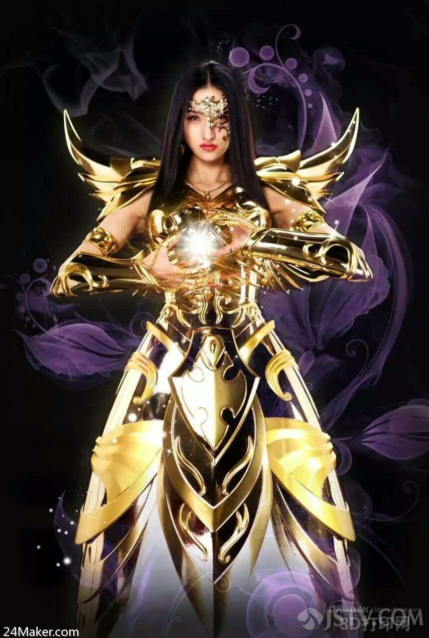 3d打印超级美女这概念简直帅爆