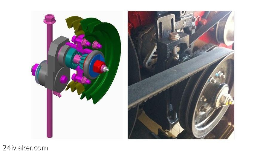 看3D打印如何助力拓扑优化的柴油发动机支架？
