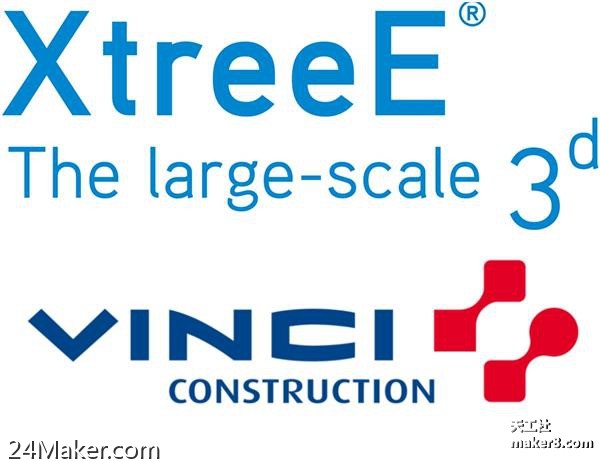 XtreeE与法国知名建筑公司VINCI合作开发建筑类3D打印技术