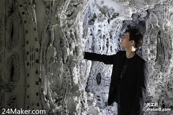 蓬皮杜艺术中心永久收藏耗7吨砂石的“数字怪诞2”3D打印雕塑 ...