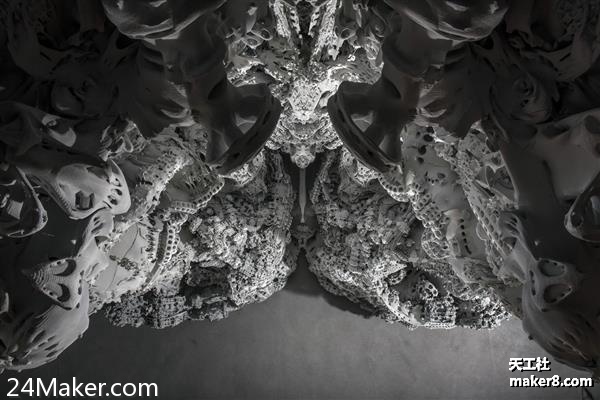 蓬皮杜艺术中心永久收藏耗7吨砂石的“数字怪诞2”3D打印雕塑 ...
