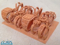 红蜡材料（类ABS橙色塑胶料） - 塑胶产品3D打印材料介绍
