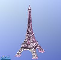 埃菲尔铁塔 3D打印STL模型下载